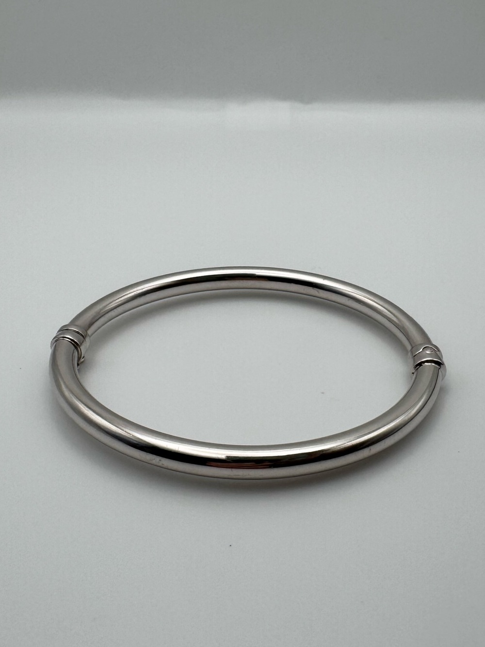 Milor Sterling Silver 925 Hinged Bangle Bracelet